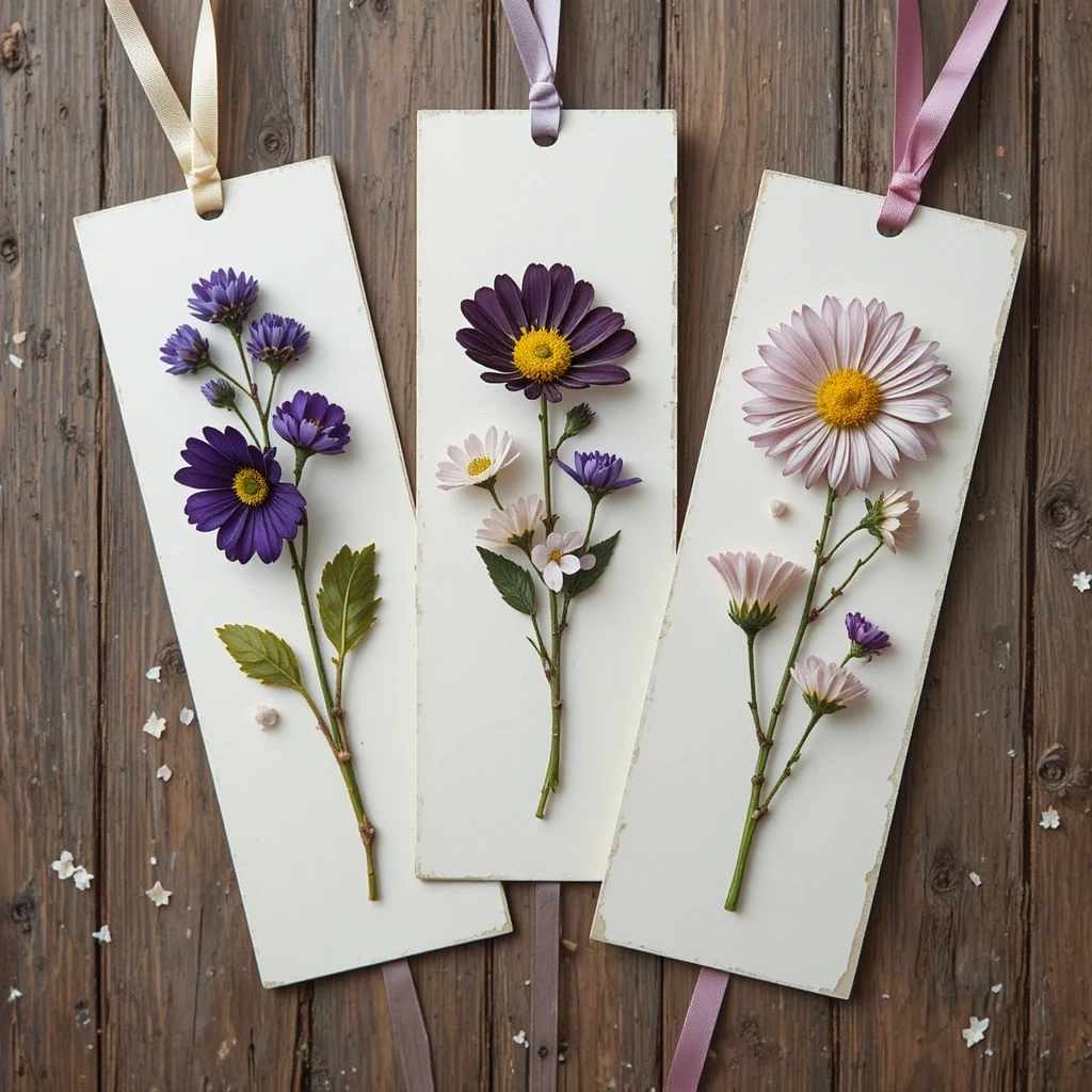 Pressed Flower Bookmark